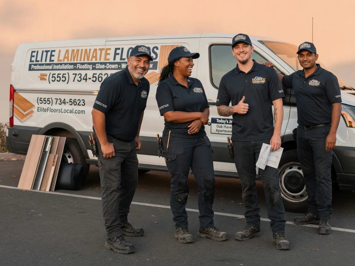 Laminate flooring installation company in Hammon, OK